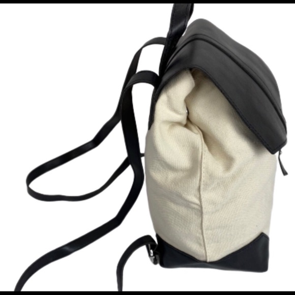 DEUX LUX Vegan & Canvas Satchel Backpack - Picture 3 of 7